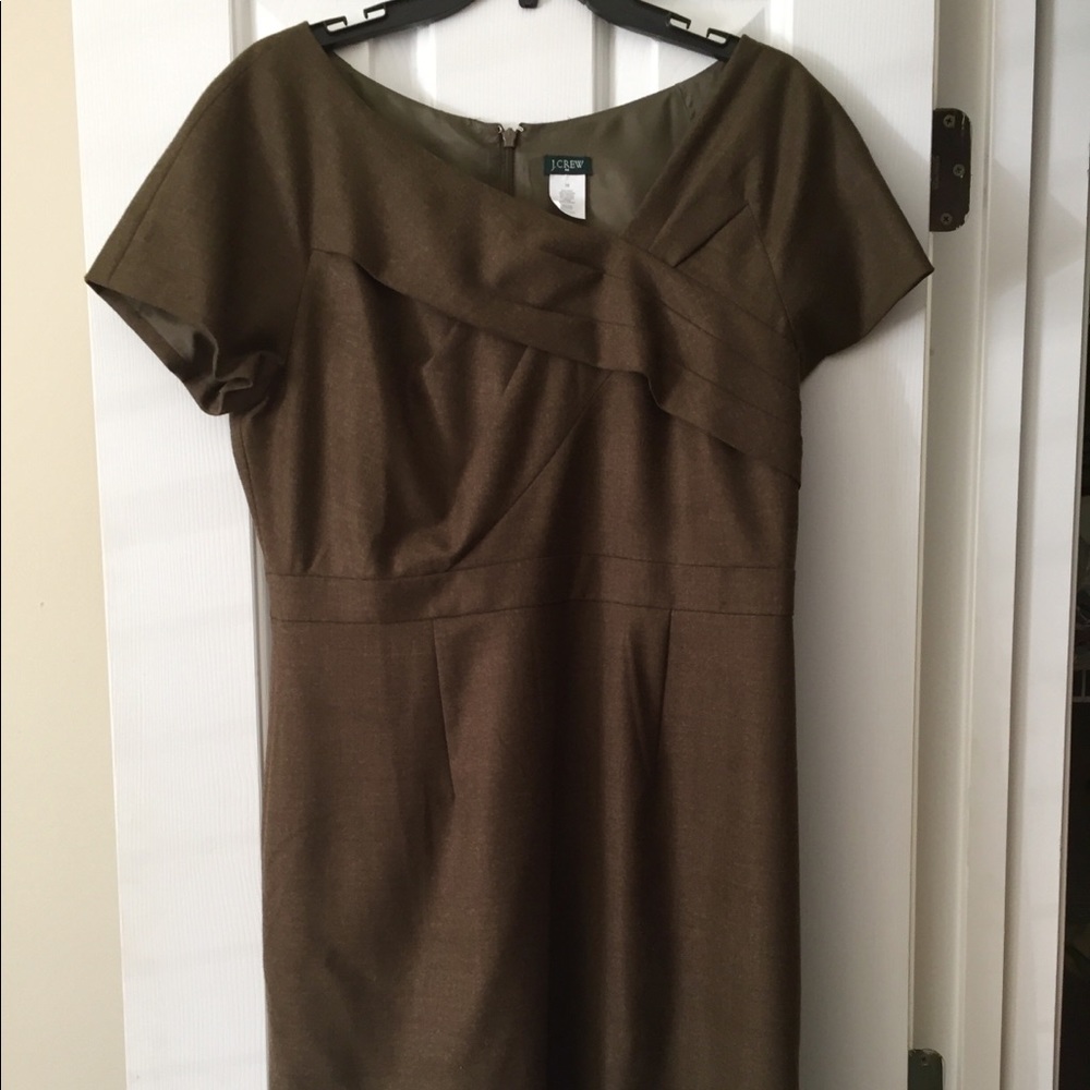 J Crew wool shift dress